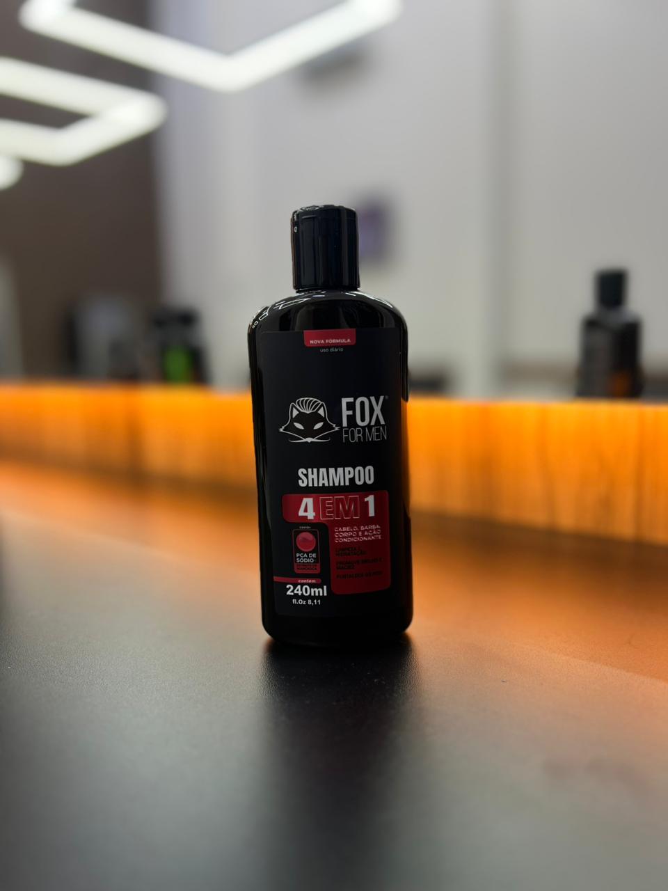 Fox For Men Shampoo 4 em 1